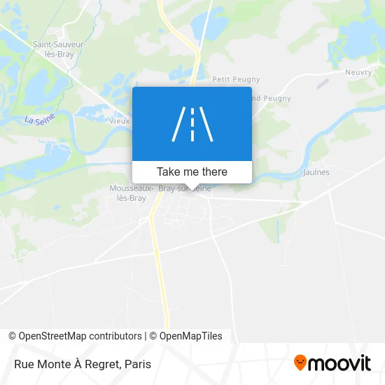 Rue Monte À Regret map