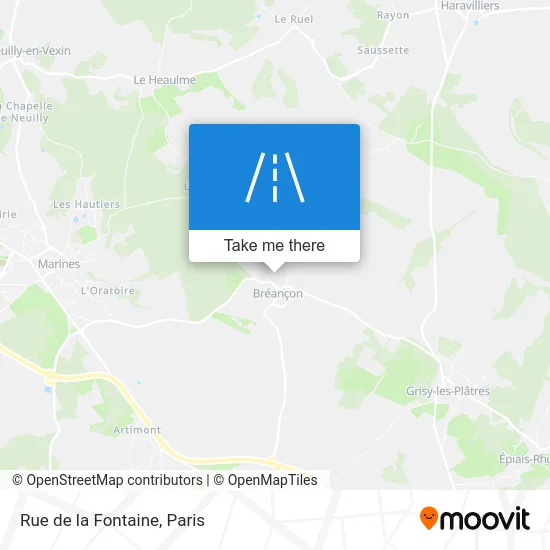 Rue de la Fontaine map