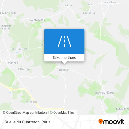 Ruelle du Quarteron map