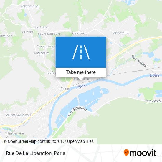 Rue De La Libération map