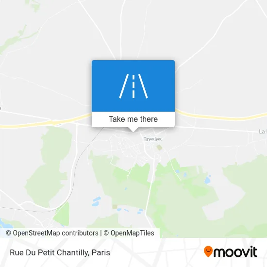 Rue Du Petit Chantilly map