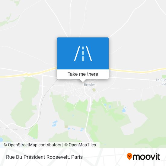 Rue Du Président Roosevelt map