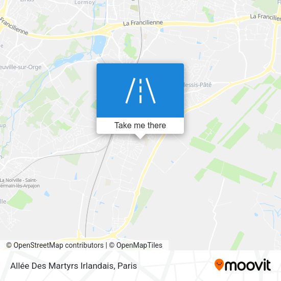 Allée Des Martyrs Irlandais map