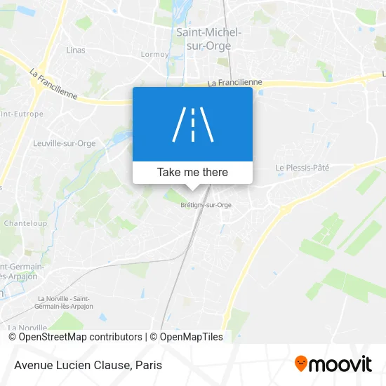 Avenue Lucien Clause map