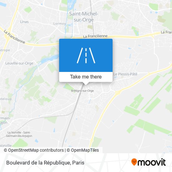 Mapa Boulevard de la République