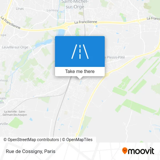 Rue de Cossigny map