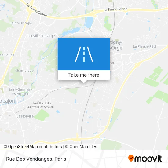 Rue Des Vendanges map