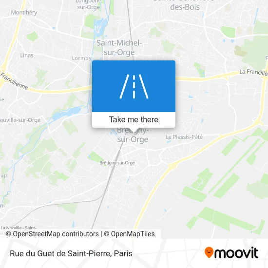 Rue du Guet de Saint-Pierre map