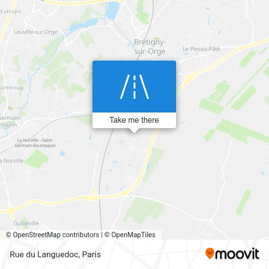 Rue du Languedoc map