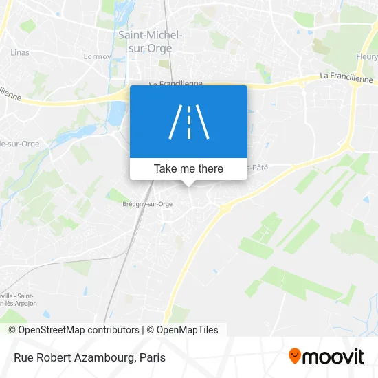 Rue Robert Azambourg map
