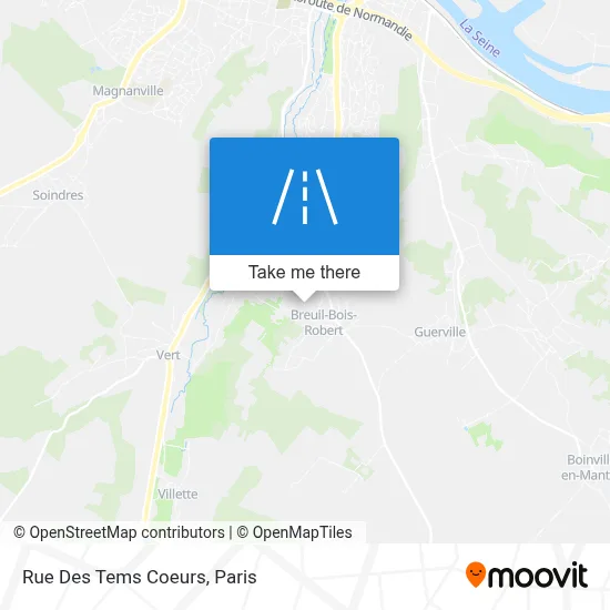 Rue Des Tems Coeurs map