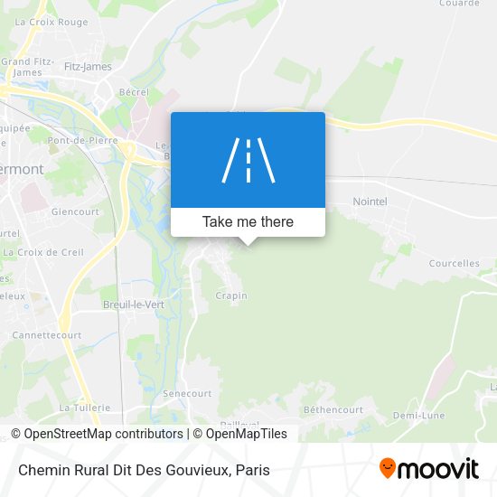 Chemin Rural Dit Des Gouvieux map