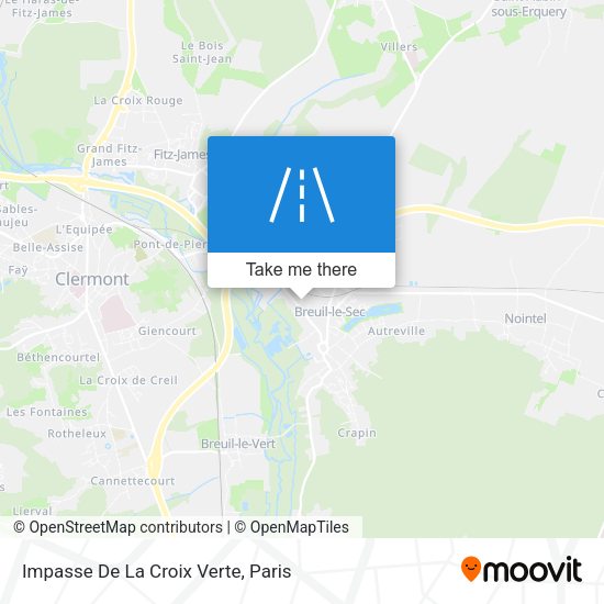 Impasse De La Croix Verte map