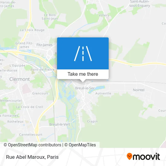 Rue Abel Maroux map