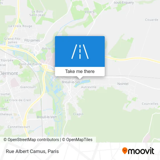 Rue Albert Camus map
