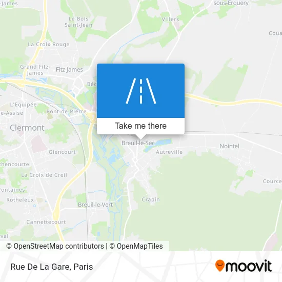 Rue De La Gare map