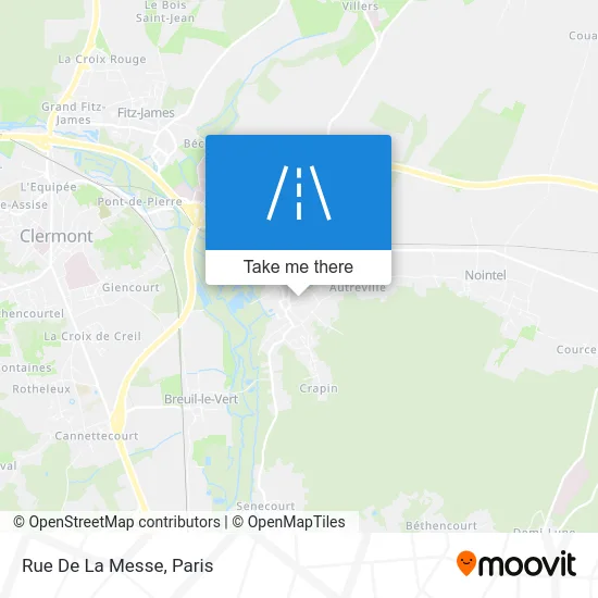 Rue De La Messe map