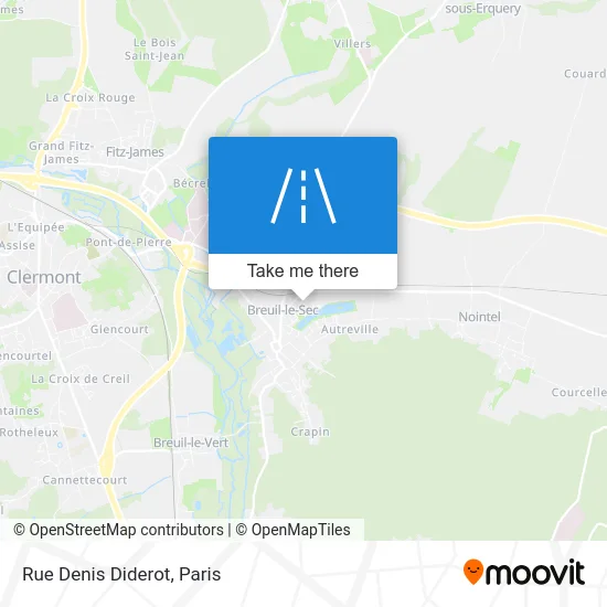 Rue Denis Diderot map