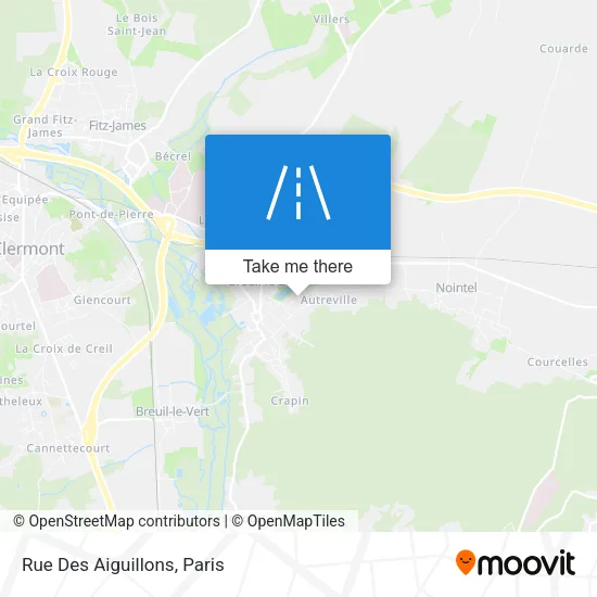 Rue Des Aiguillons map