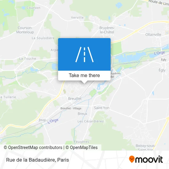 Rue de la Badaudière map