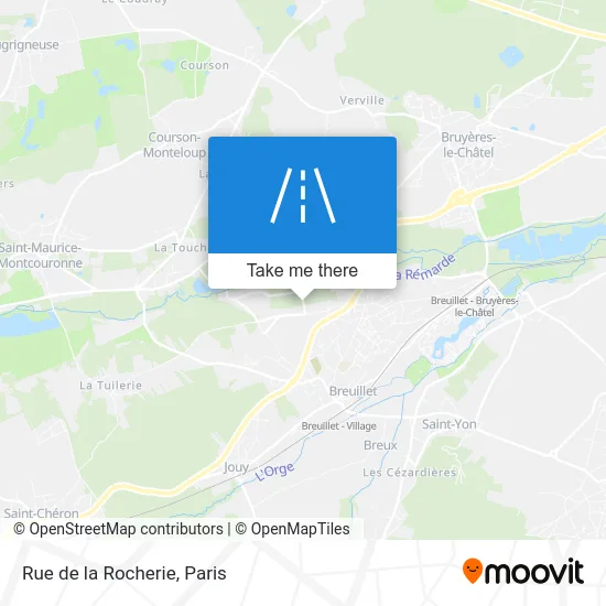 Rue de la Rocherie map