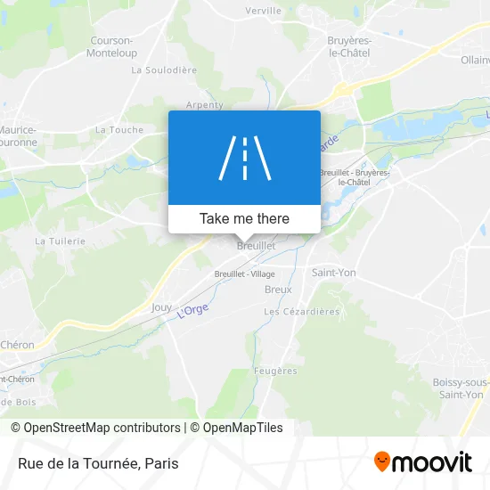 Rue de la Tournée map