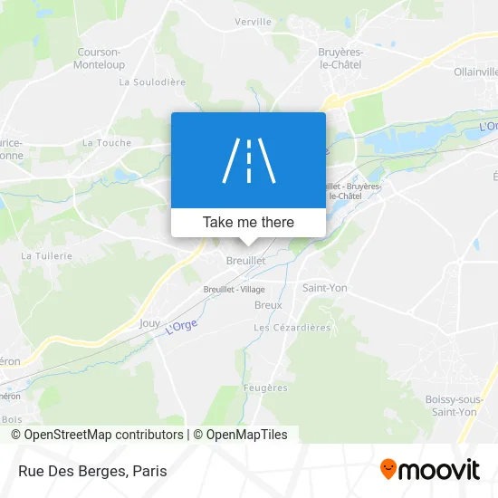 Rue Des Berges map