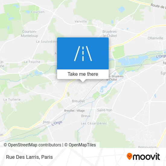 Rue Des Larris map