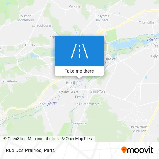 Rue Des Prairies map