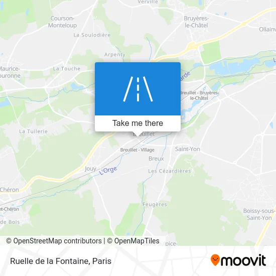 Ruelle de la Fontaine map