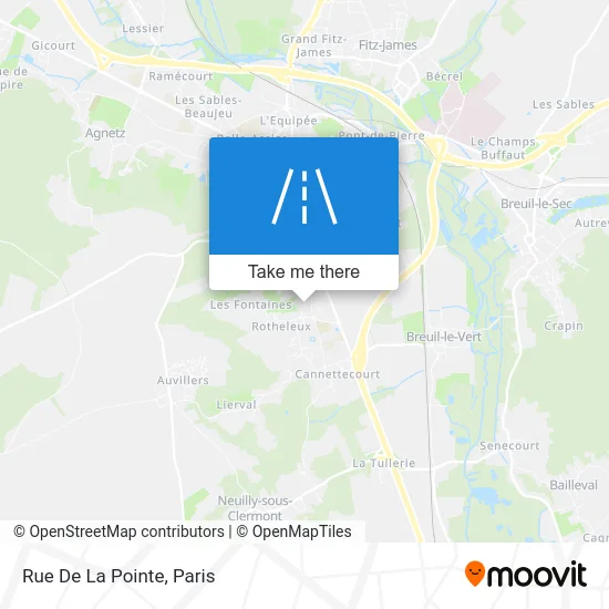 Rue De La Pointe map