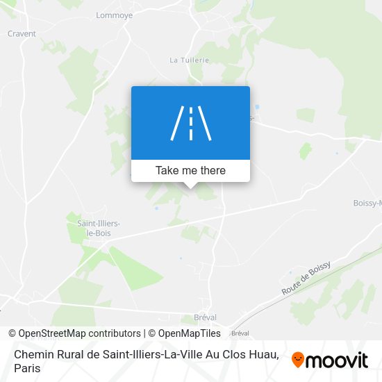 Chemin Rural de Saint-Illiers-La-Ville Au Clos Huau map