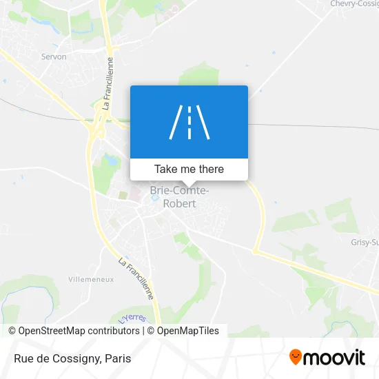 Rue de Cossigny map