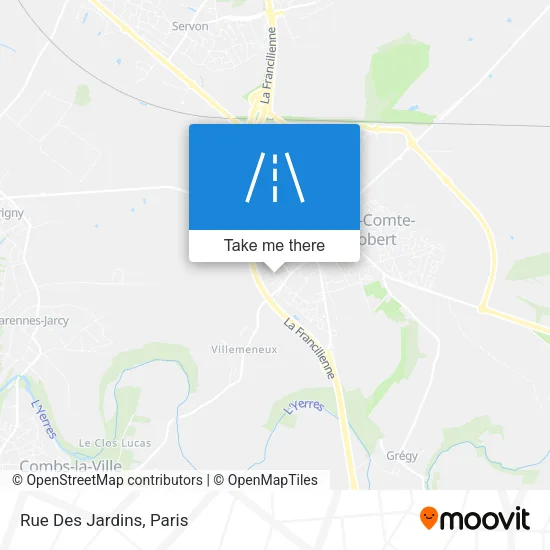 Rue Des Jardins map