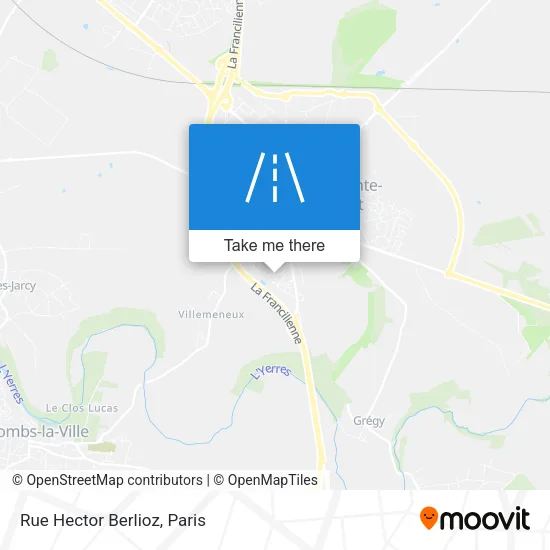 Rue Hector Berlioz map