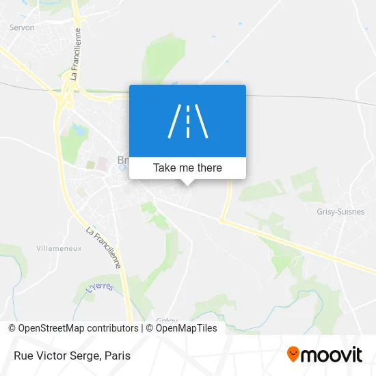 Rue Victor Serge map