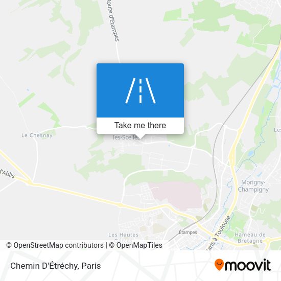 Chemin D'Étréchy map