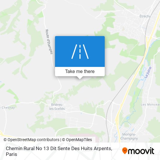 Chemin Rural No 13 Dit Sente Des Huits Arpents map