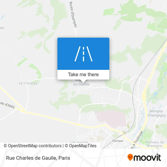 Rue Charles de Gaulle map