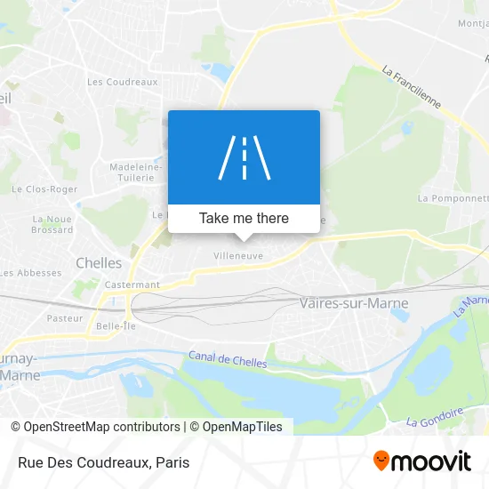 Rue Des Coudreaux map