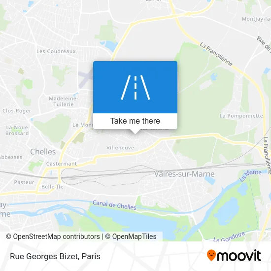 Rue Georges Bizet map