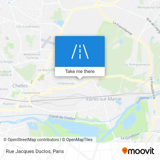 Rue Jacques Duclos map