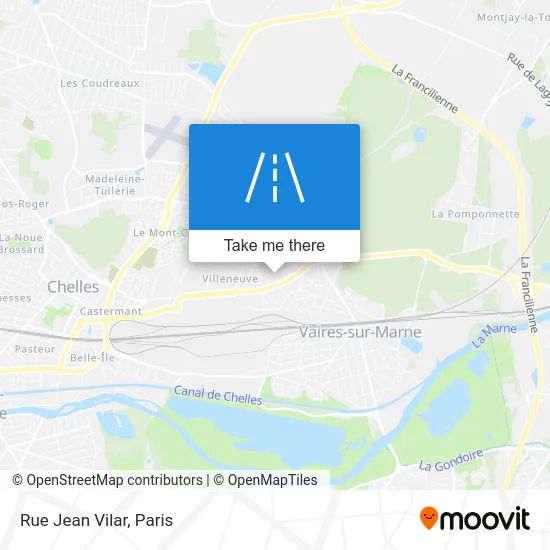 Rue Jean Vilar map