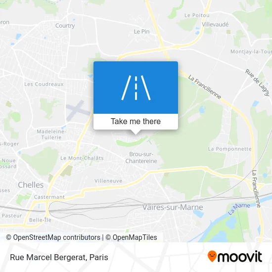 Rue Marcel Bergerat map