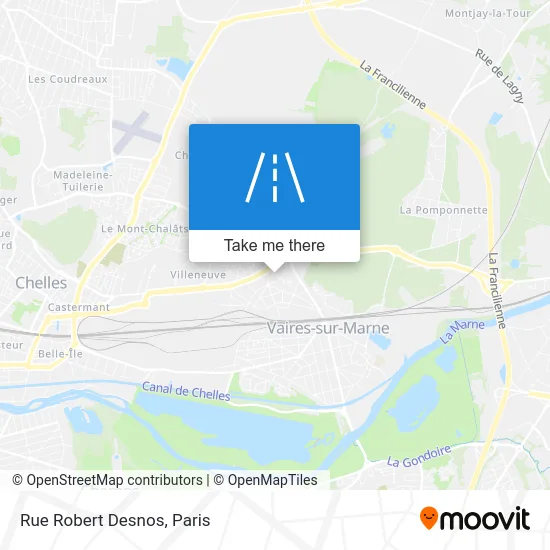 Rue Robert Desnos map