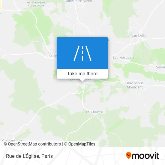 Rue de L'Église map