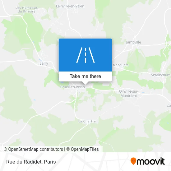 Mapa Rue du Radidet