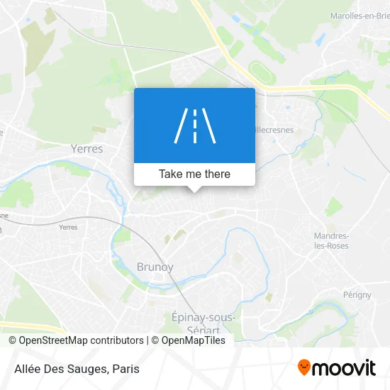 Allée Des Sauges map