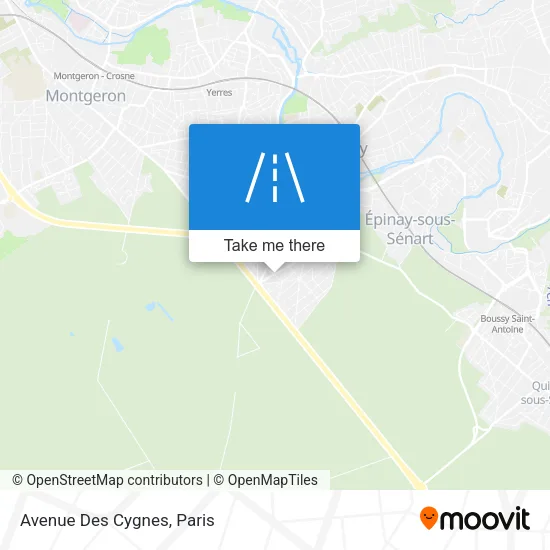 Avenue Des Cygnes map