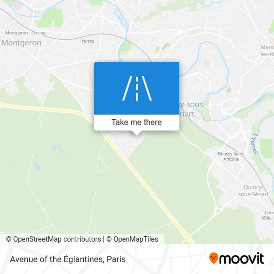 ¿Cómo llegar a Avenue Des Églantines, Arrondissement D'Évry en autobús ...